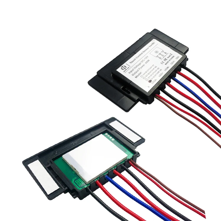 Bathroom mirror dimming led touch sensors and defogger for mirror