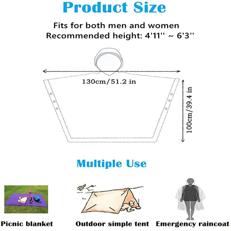 EVA PVC Rain Poncho Cheap Custom Raincoat With Logo Womens Knitted Clear Plastic Ponchos Men Waterproof Ponchos Para Lluvia