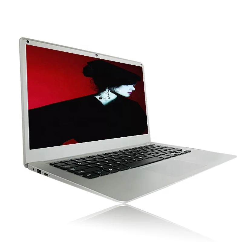 buy bulk laptops 14 inch with low cost laptop intel Z8350 4GB 64GB Silver color