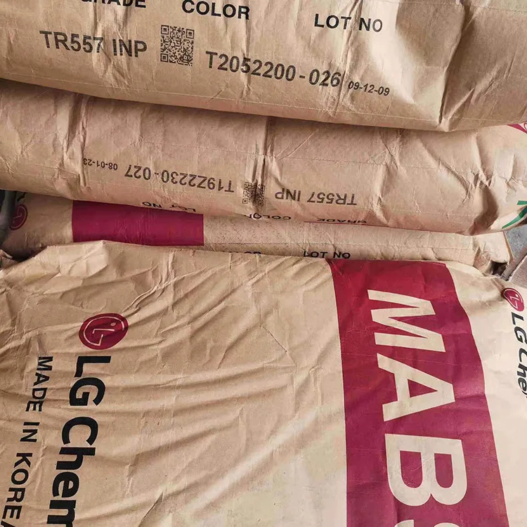 High impact blue base high transparency ABS plastic raw material particles