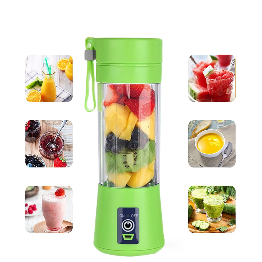 Mini Electric USB Portable Juicer Mixer Blender Fruit Vegetables Quick Juicing Kitchen Orange Juicer Machine