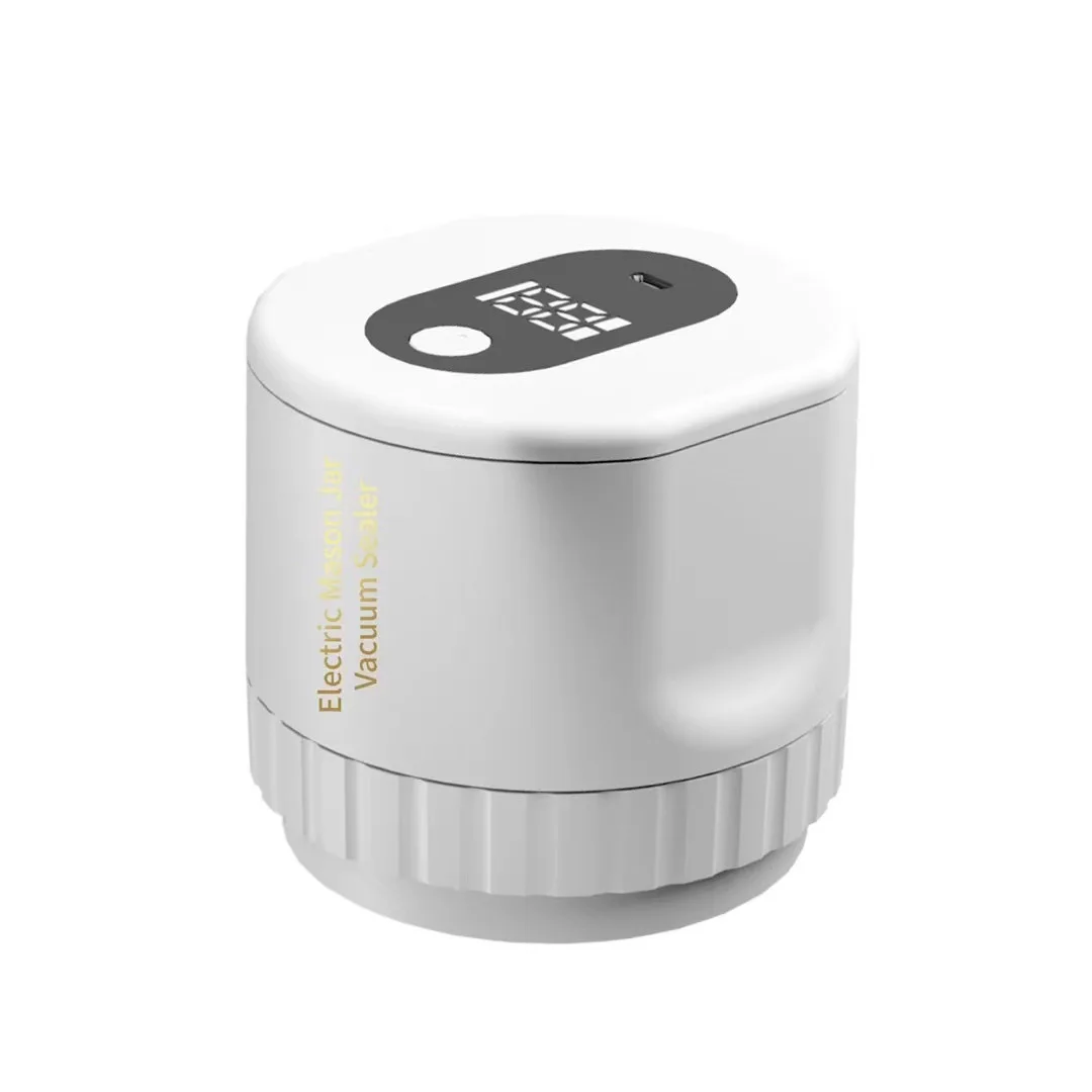 Electric Mason Jar Vacuum Sealer Kit  Enhanced Motor, Compatible with Wide & Regular Mouth Lids, Ideal for Canning & Sealing