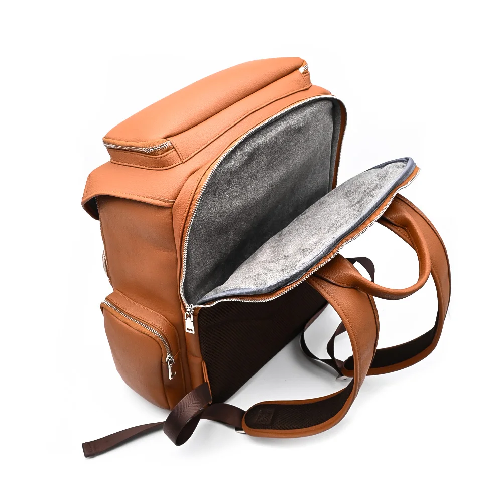 New Design Leather Camera Backpack for Men Women Camera Bag for Wholesale custom logo
