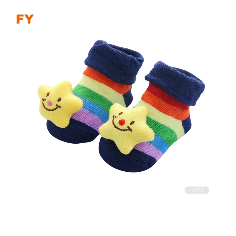 ZJFY- I100 baby socks 3d baby soft toy sock baby 3d socks