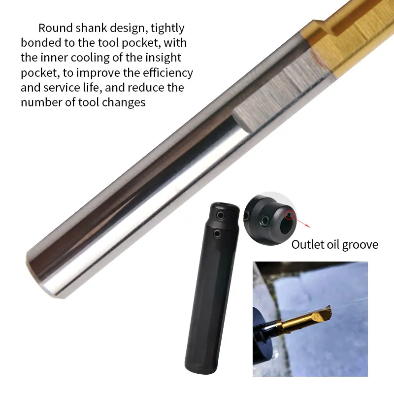 Mini Internal Grooving Boring Tool Cutter Micro Boring Bars Solid Carbide Tool MQR MNR For Thread Turning