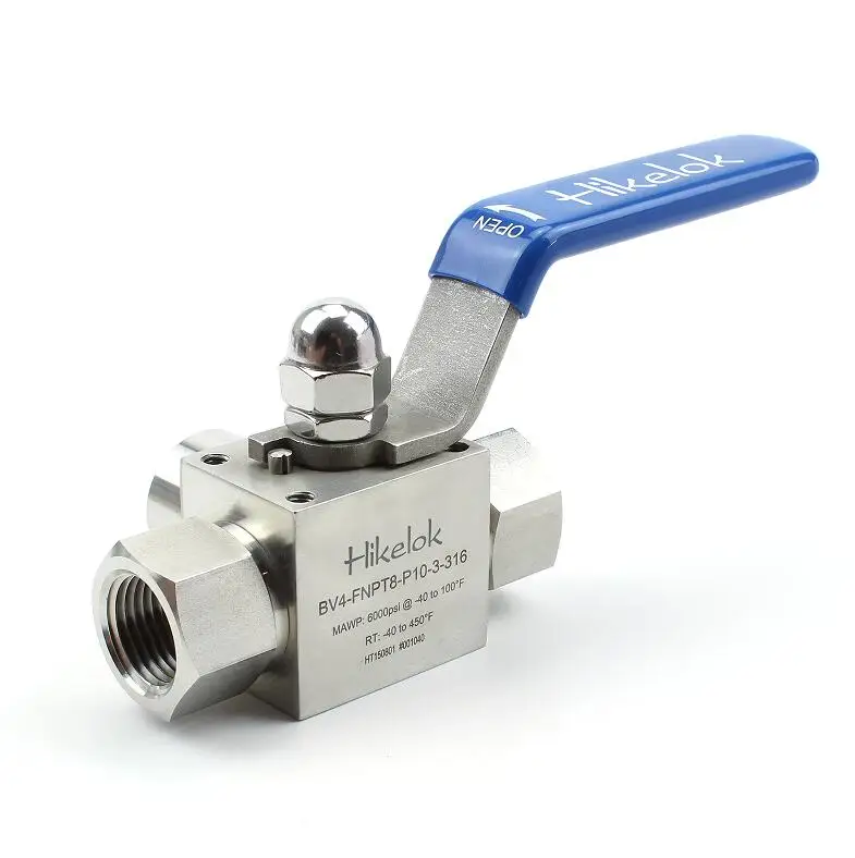 Хок-тип заводская цена 1000 до 5000 Psi 316 шаровые краны из нержавеющей стали