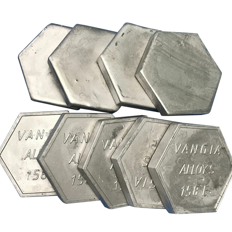 Металлический плавкий сплав древесины с низким плавким сплавом 70 градусов C