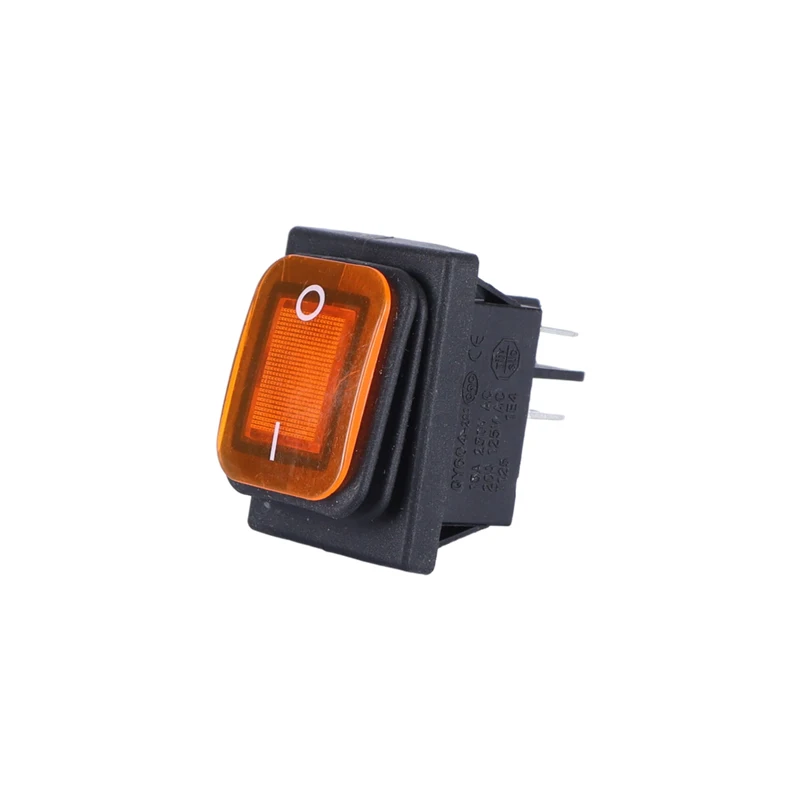 KCD4-WY waterproof rocker switch wiring diagram 4 pin