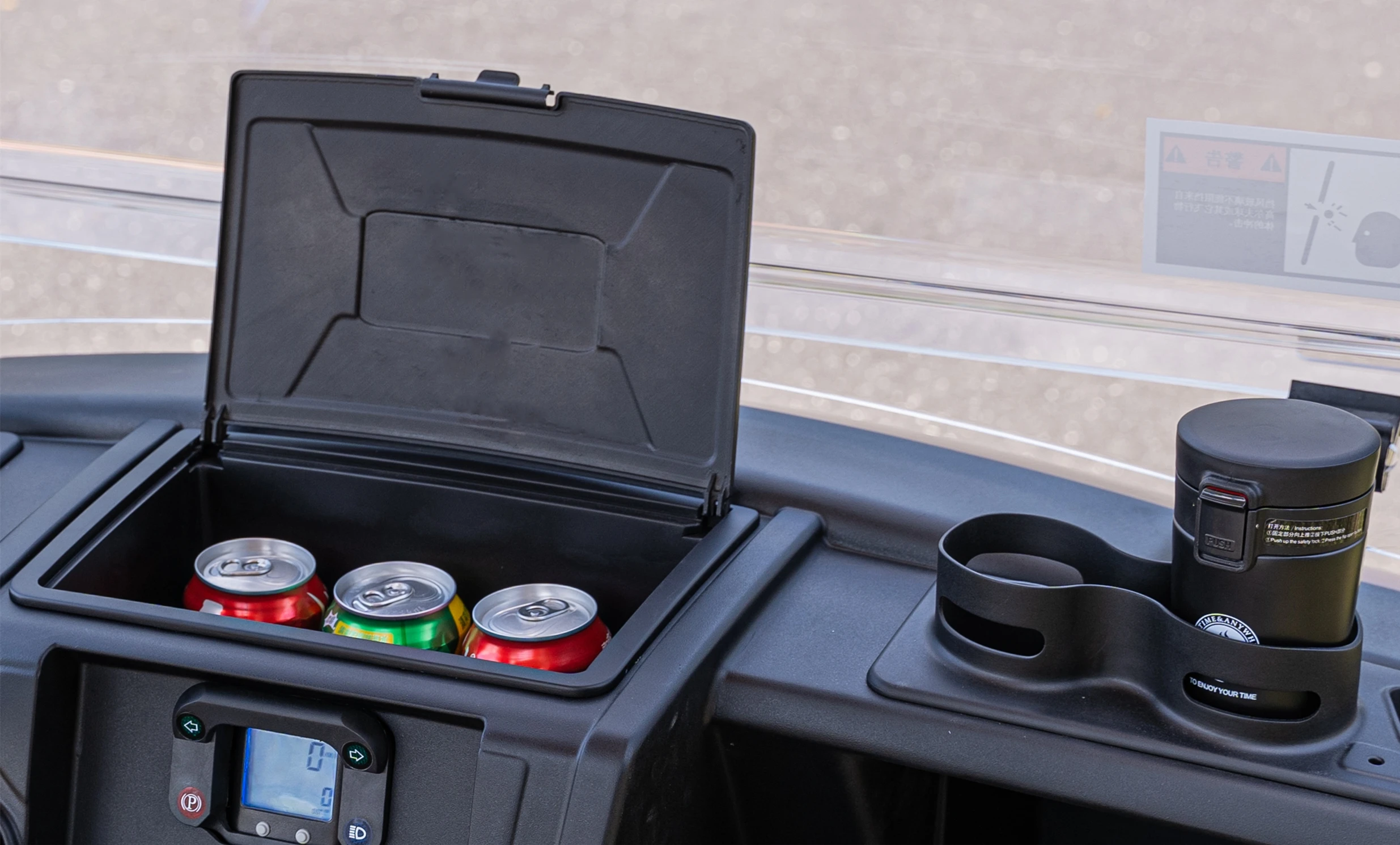 LEROAD NEW DELUXE L2+2 Red Body Golf Cart Windshield Customized Smart 4 Seats Electric Golf Cart