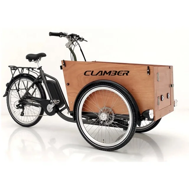 3-колесный грузовой велосипед Bakfiets с дождевиком