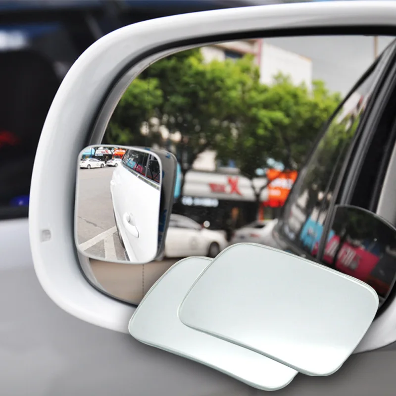 Frameless Rearview Mirror Wide Angle Blind Spot Mirror Adjustable Rearview Convex Mirrors