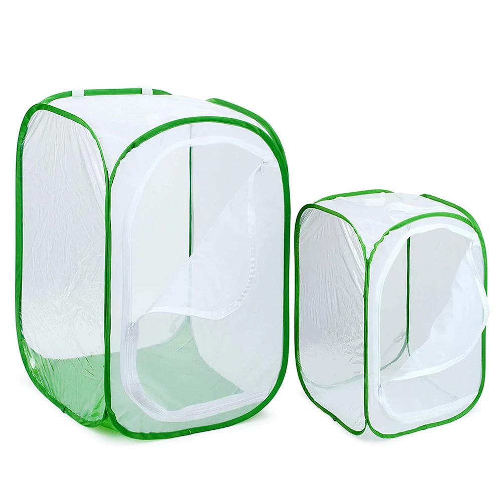 Joysing Various Sizes of Garden Pop-Up Insect and Butterfly Mantis Habitat Mesh Cage Portable Nursery Box