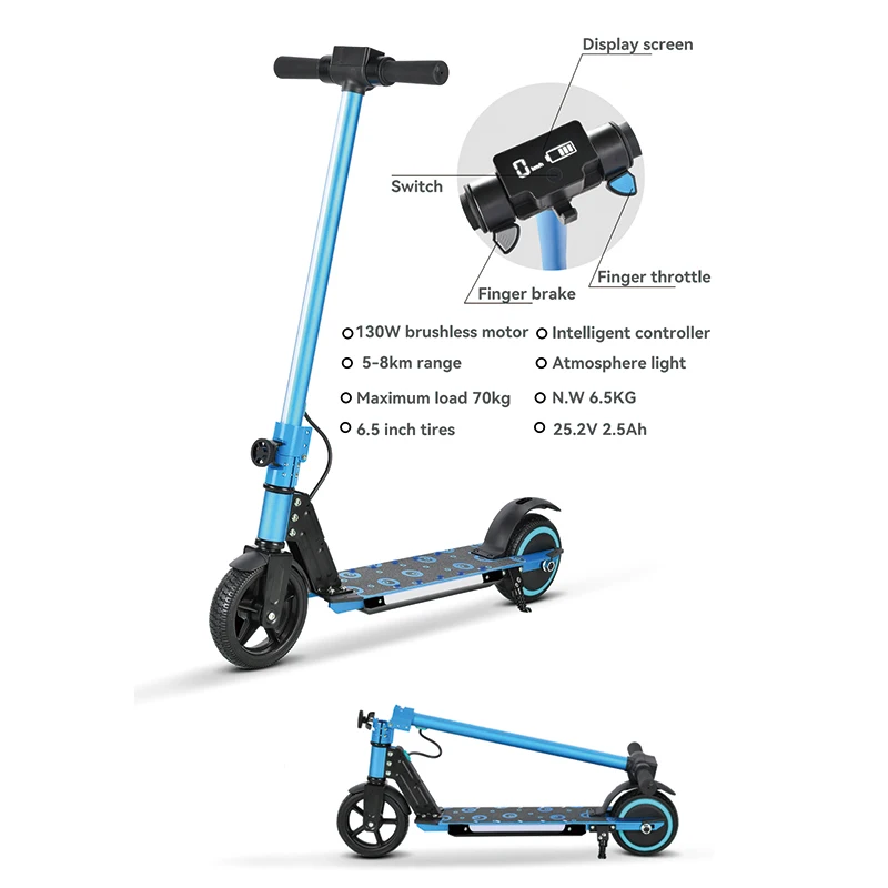 Vehicle ride on toys mini bike walker height adjustable girl boy children electronic  pedal kick scooter