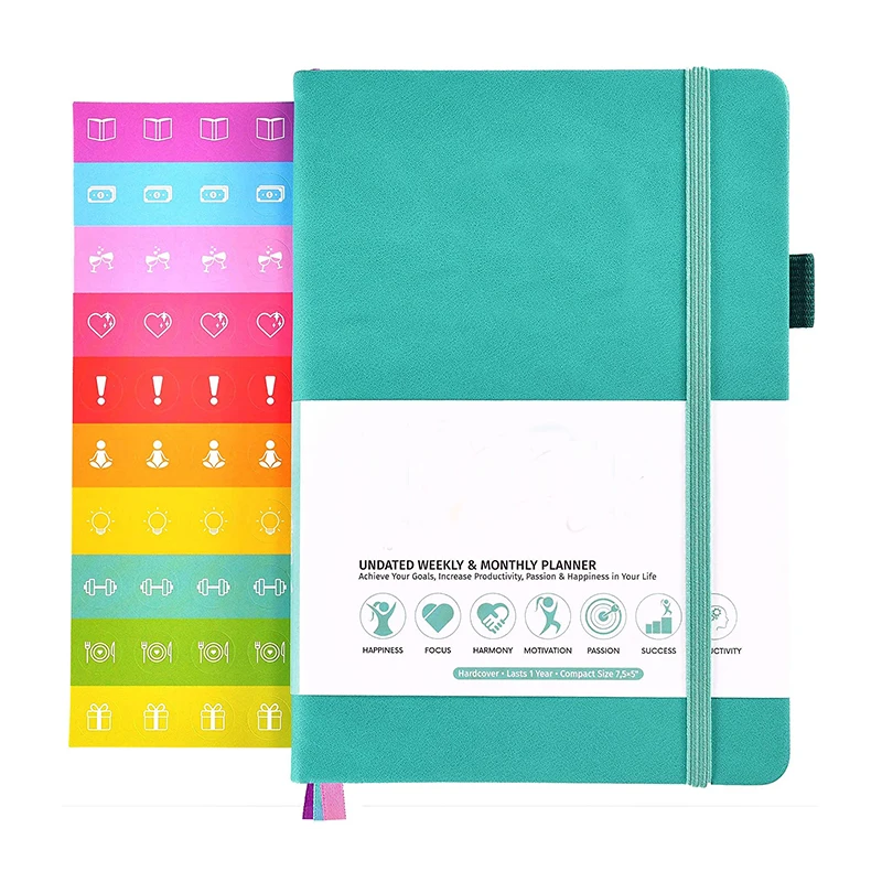 2021 Promotional Classic A5 Hard Cover Custom Journal Writing Journal Notebook as Gifts