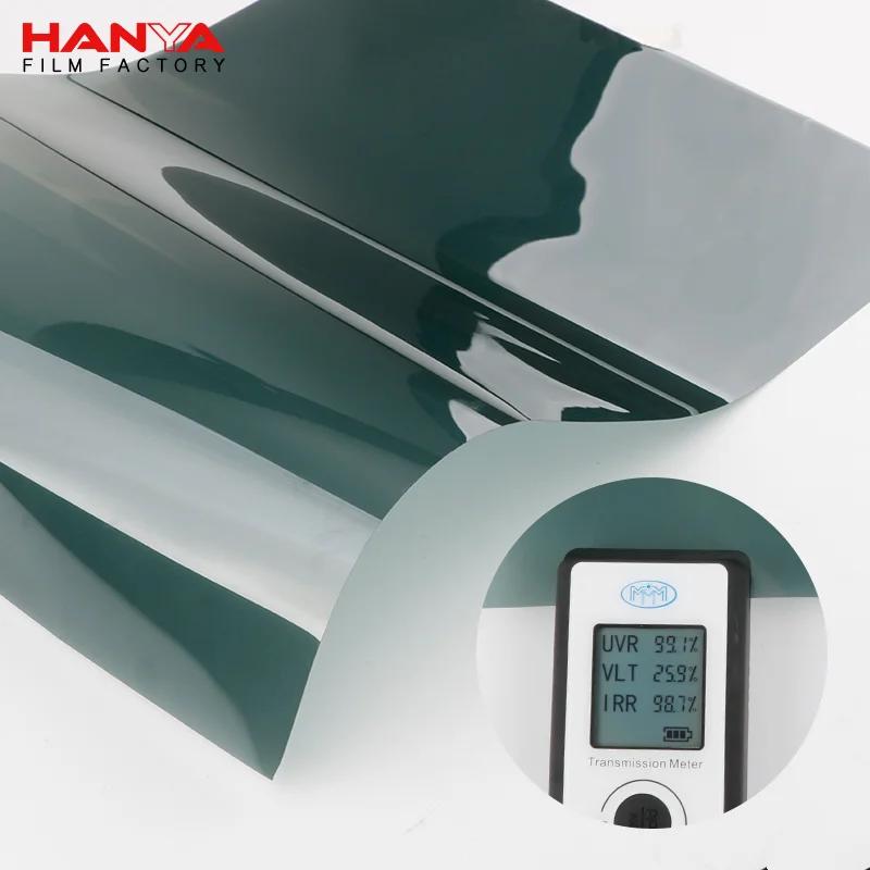 HANYA UV Block Nano Ceramic Carbon Window Tint Film Solar Window  Glass Film heat insulation film Dark Green