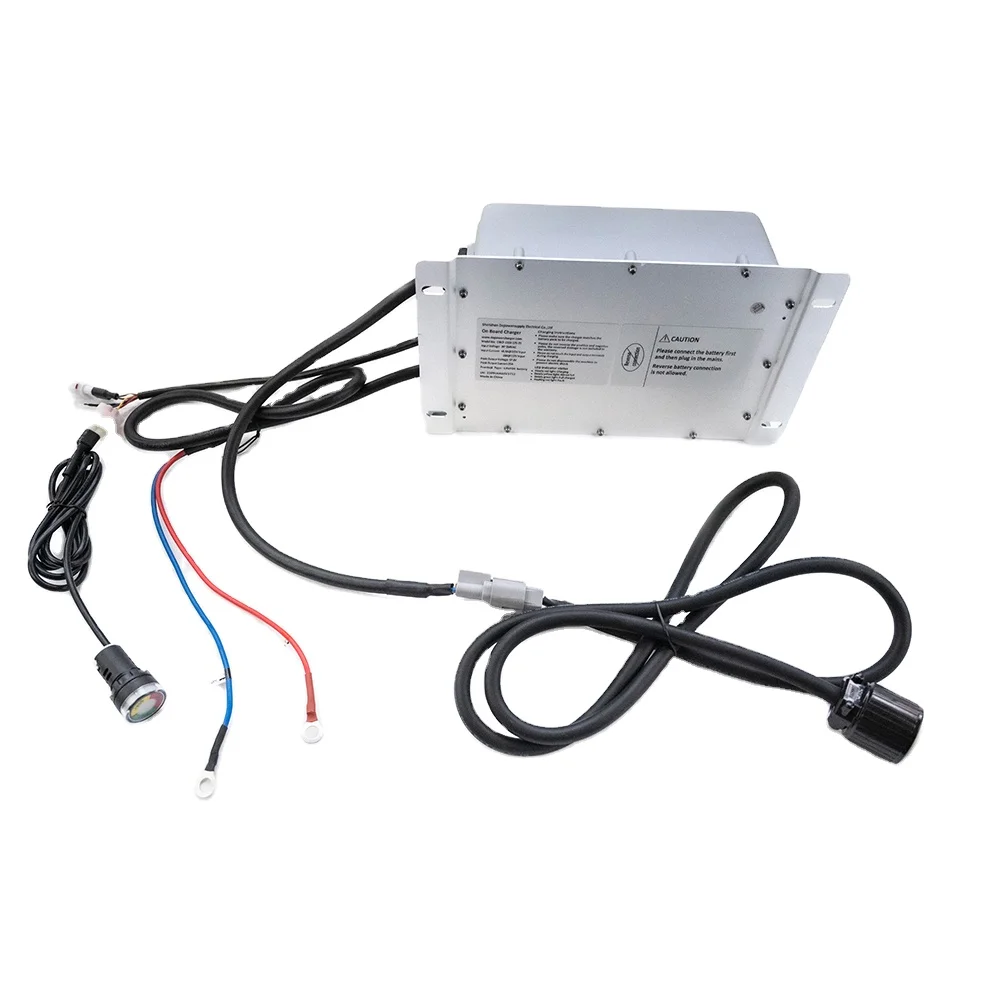 Depower 48v ebike battery charger 72v battery charger onboard boat battery charger for Golf cart AGV club car toys car motor