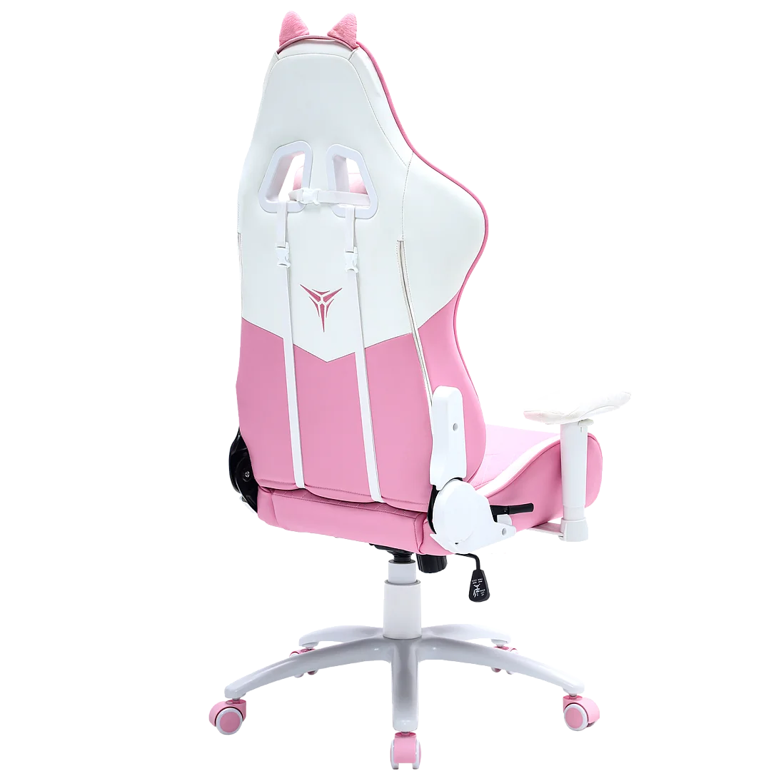 Russia hot pink girl gaming chair cat ear cute computer chair gaming metal frame high back reclining desk chairs