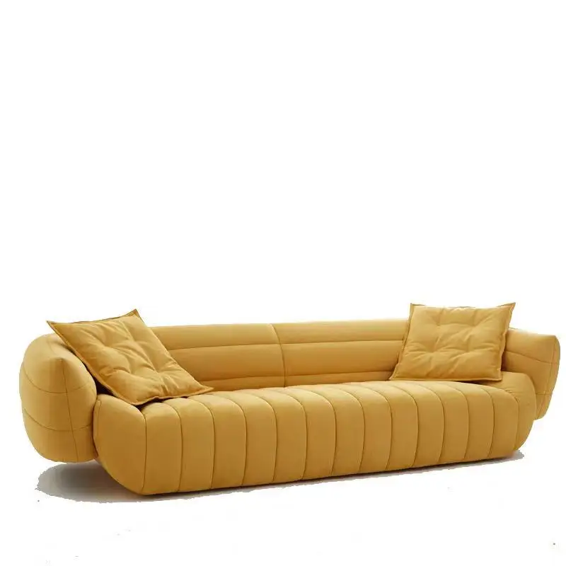 Modern minimalist fabric leisure sofa hotel villa club homestay sofa creative minimalist banana sofa