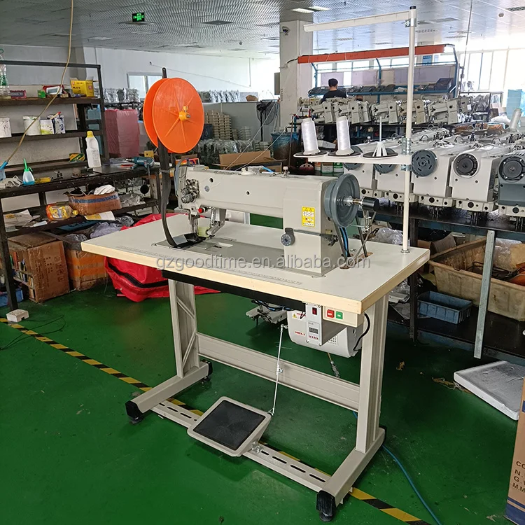 4420 Double Needle Thick Leather Sewing Machine Triple Synchronous DU Car Sofa Cushion Luggage Foot Mat Double Needle Roller Car