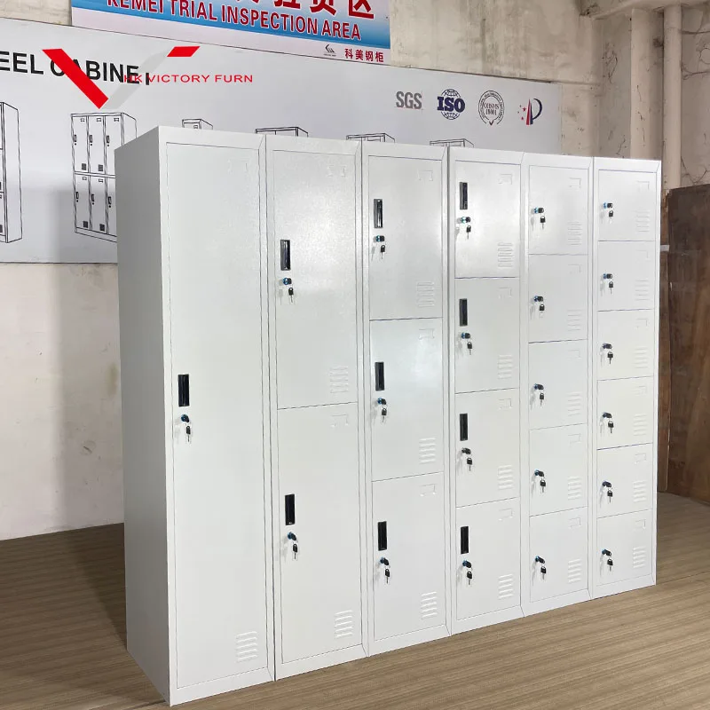1 2 3 4 5 6 Door Metal Storage Locker Cabinet KD Steel Gym Changing Room for Sale