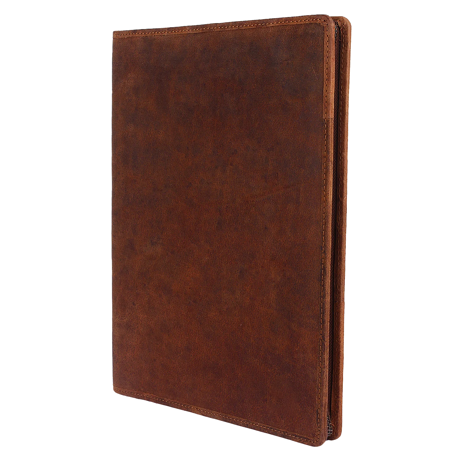 
Forevermore Portfolio Padfolio with Zippered Closure Durable Leather Padfolio Notebook & Business Brown 