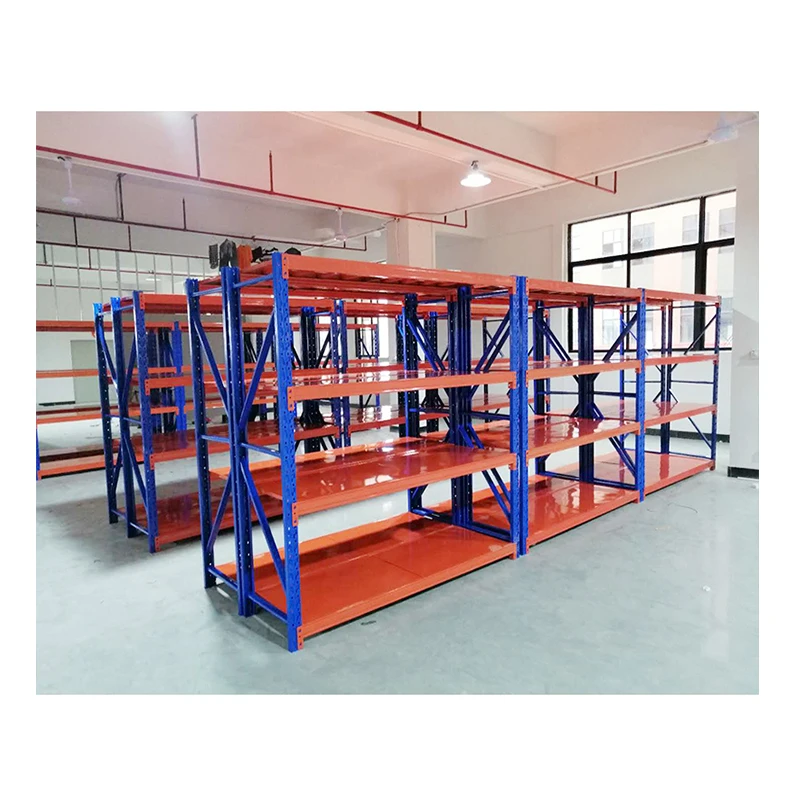 Light Weight Adjustable Power Coated Boltless Racking And Shelving Metal Storage Industrial Warehouse Storage Racks