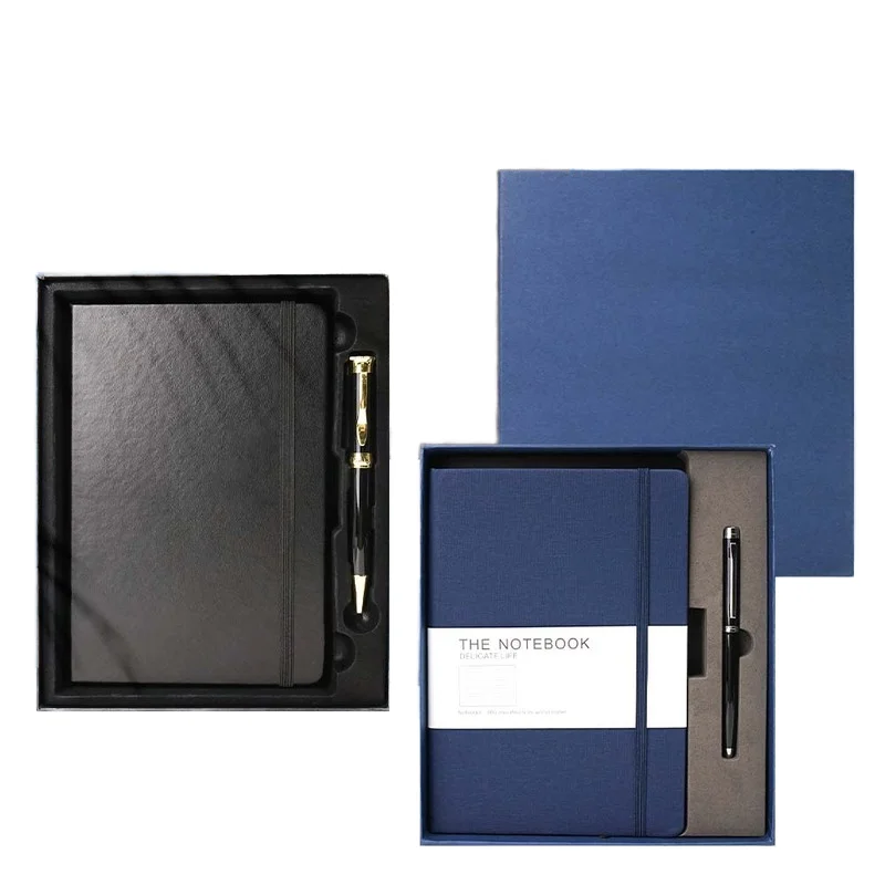 2024 A5 Custom PU Leather Diary Daily Monthly Planner Journal Printed Logo Business Spiral Hardcover Notebook A4 School Use