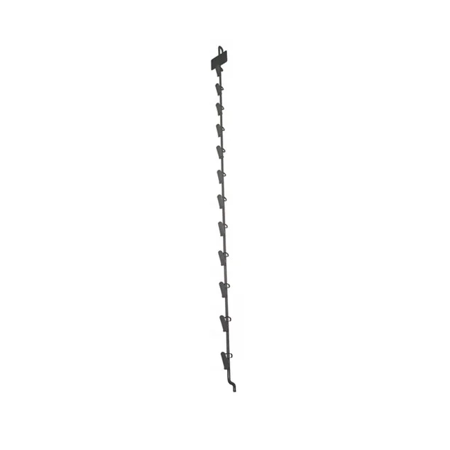 Supermarket grocery store 12 clips hanging Metal clip strip