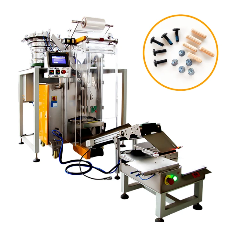 Shanghai Feiyu Automatic Micro Screw Hardware Fastener Sorting Counting and Packing System with Vibrating Feeder