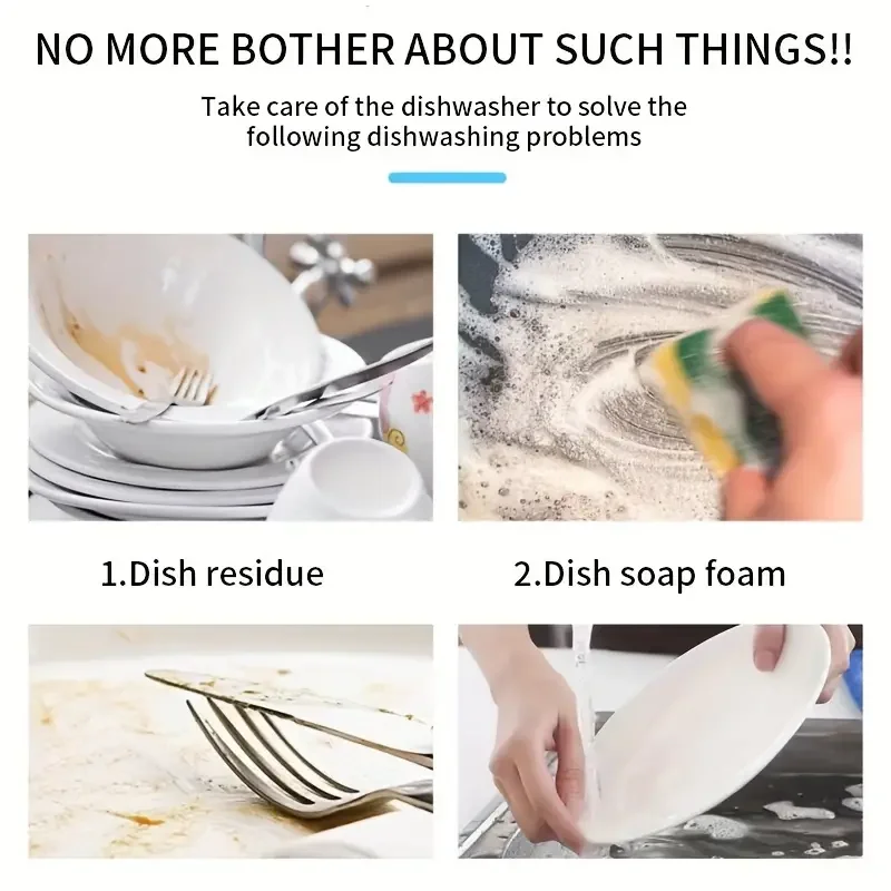 Dishwashing beads 12-15g boxed to remove oil, remove odor and prevent scale, household dishwasher cleaning