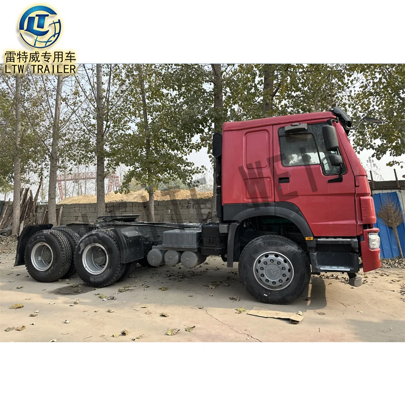 Chinese Howo 6X4 10Wheelers Heavy Duty Trailer Head Tractor 371HP 375HP 420HP Used tractor truck price
