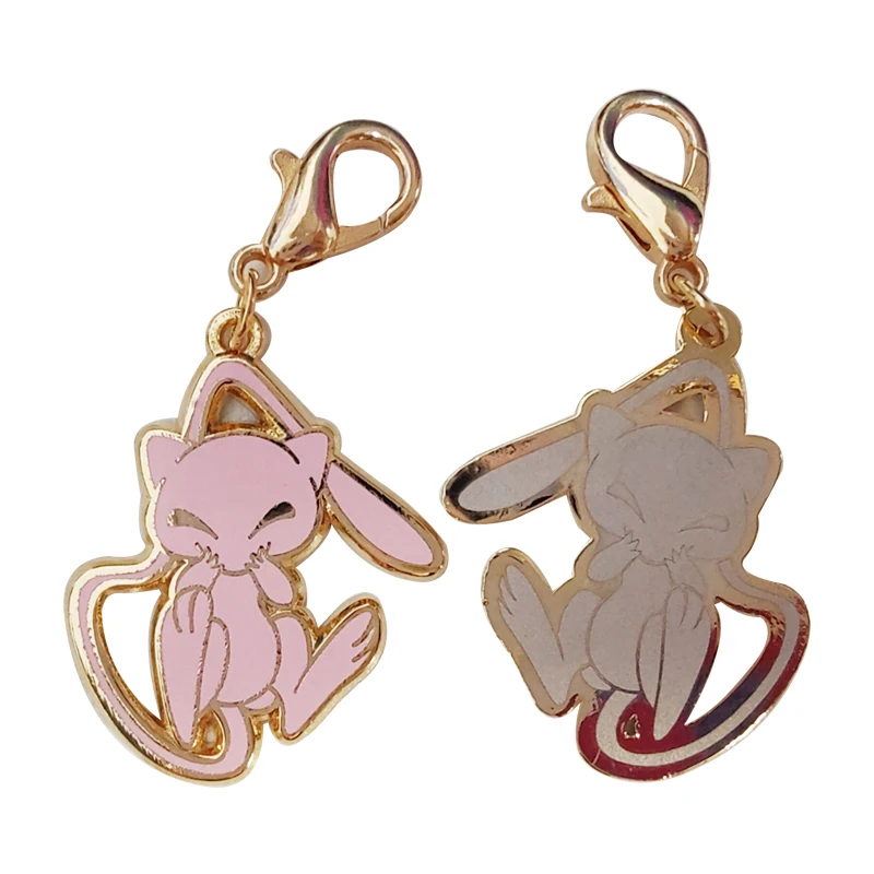 Custom Metal Keys Enamel Keychain Gold Plated Hard Enamel Charm with Gold Keychain