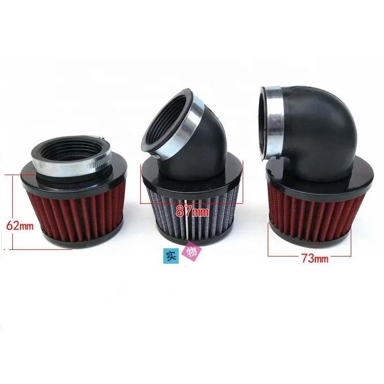 28mm/35mm / 38mm / 42mm / 45mm / 48mm /50mm/56mm/58mm motorcycle Air Filter Cleaner For 200 250 300CC Motorcycle Snowmobile ATV