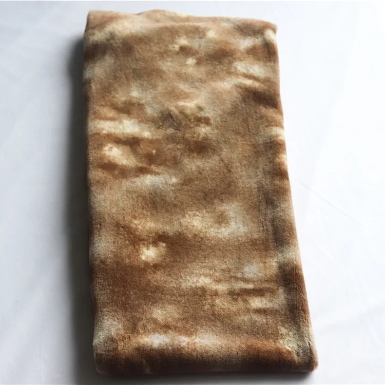 High Quality Fake Rabbit Ladies animal print faux fur fabrics for Women