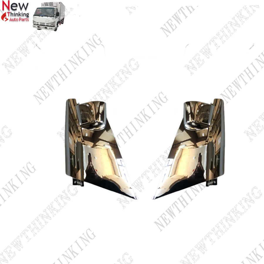 Chrome Corner Panel LH RH For ISUZU NQR NKR 150 600P Truck Spare Body Parts