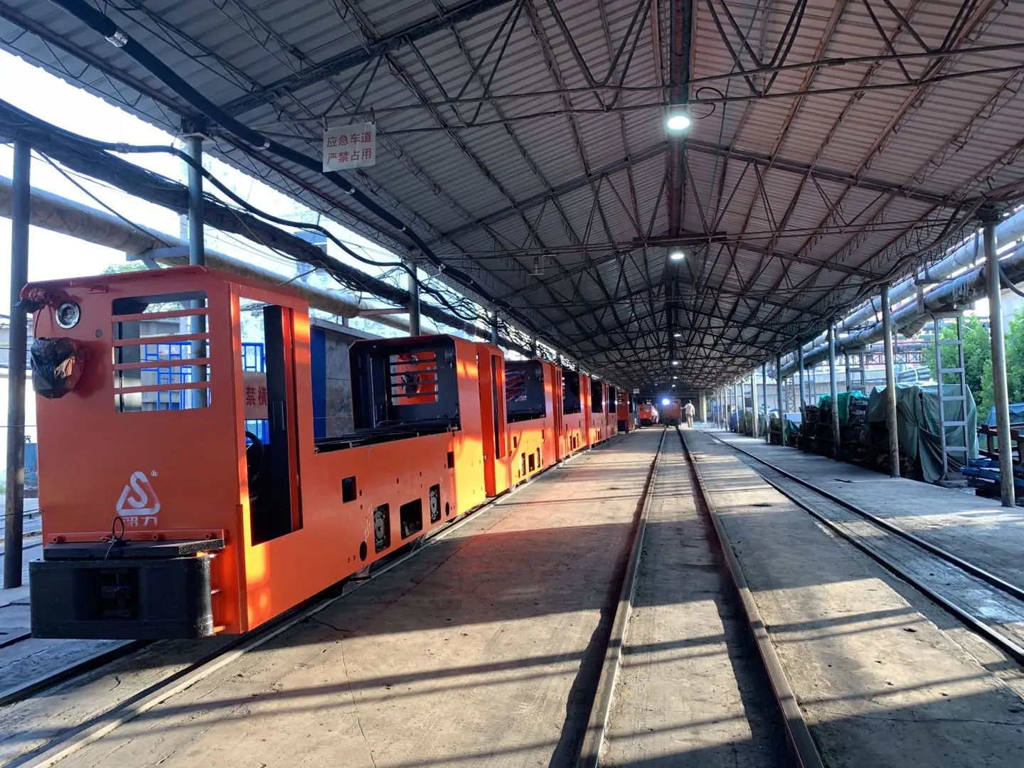 12 Tonne Underground Explosion-proof Tracting Mining Battery Electric Pulling Locomotive  Electric Train  Mining Machine