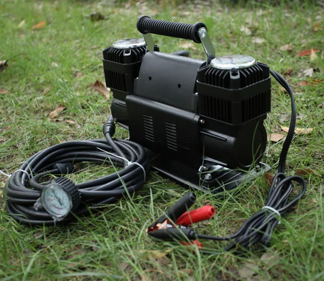 300L Double Cylinders 200PSI Tire inflator Heavy Duty Air Compressor for Car Truck SUV ATV & Bus