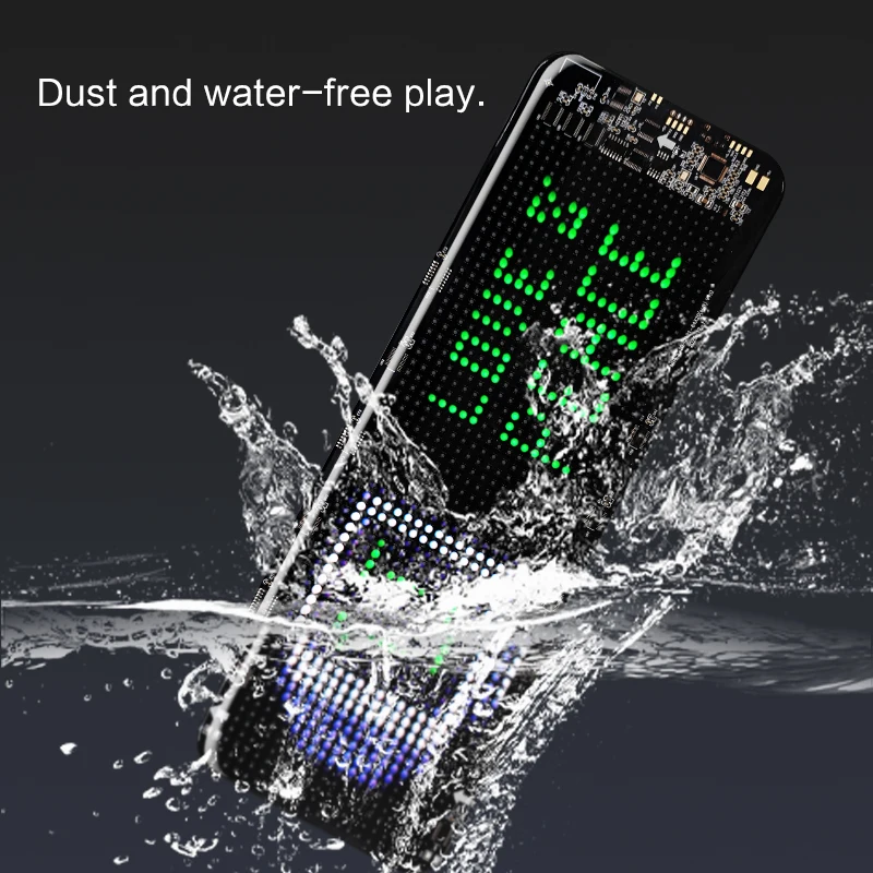 Flexible LED screen for car, LOY APP control led car sign car led display mobile control free DIY