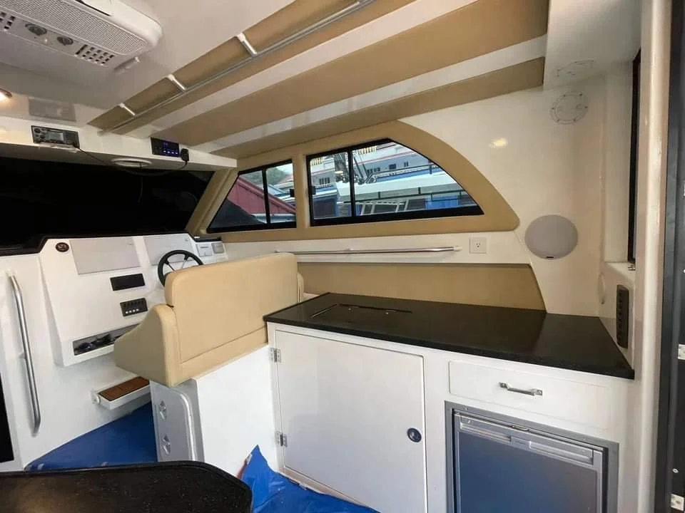 Gospel Boats Luxury Fishing Yacht 26ft Cabin Catamaran Aluminum Fishing Boat