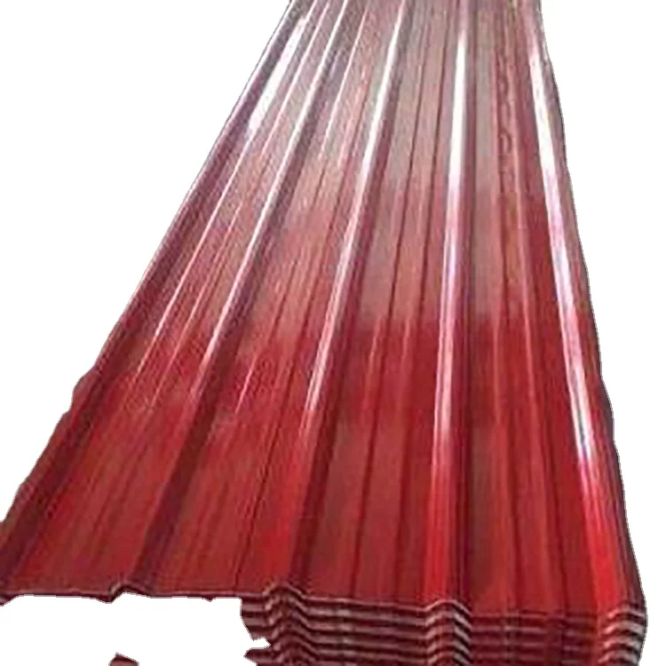 High quality color galvanized zinc coated corrugated metal steel roof sheet roofing tile