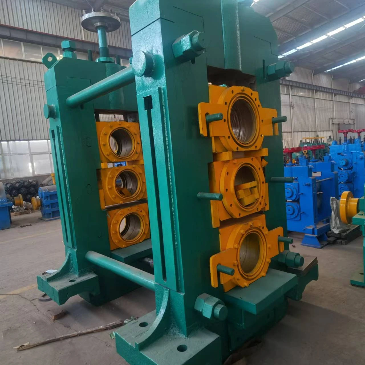 steel bar rebar round bar iron rod rolling mill rolling machine production line