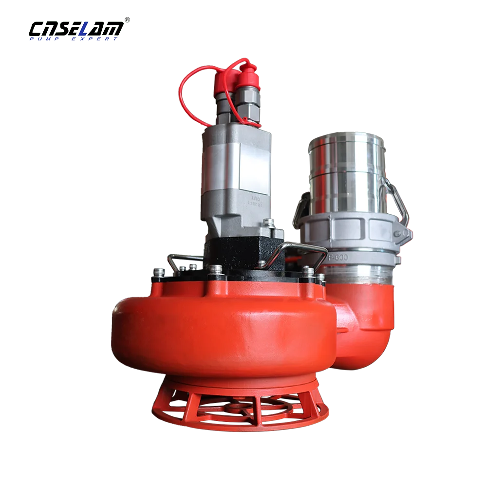 Large flow hydraulic slurry pump for urban drainage