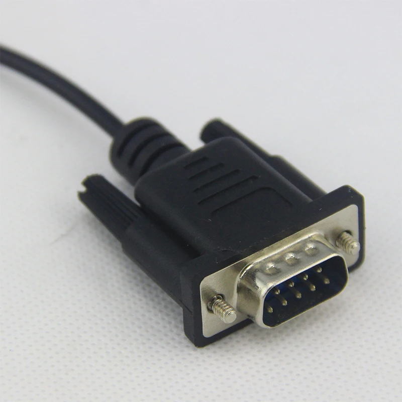 Factory wholesale good price black DB9 RJ12 RS232 DB9 serial to RJ12 cable for computer