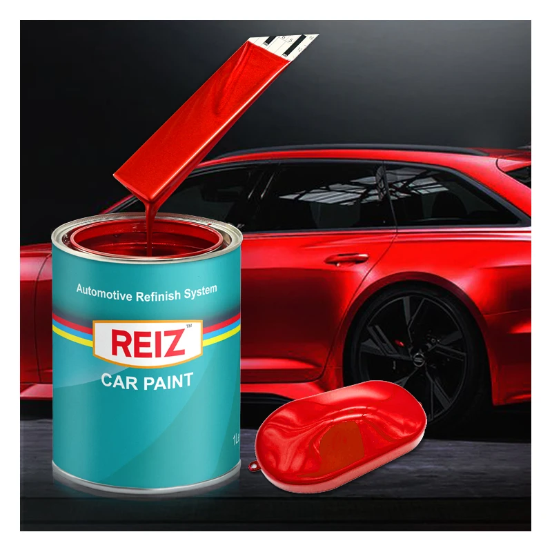 REIZ Wholesale Ceramic Coating Car Refinishing Painting Auto Spray Colors Mixing System Car Paint For Scratches