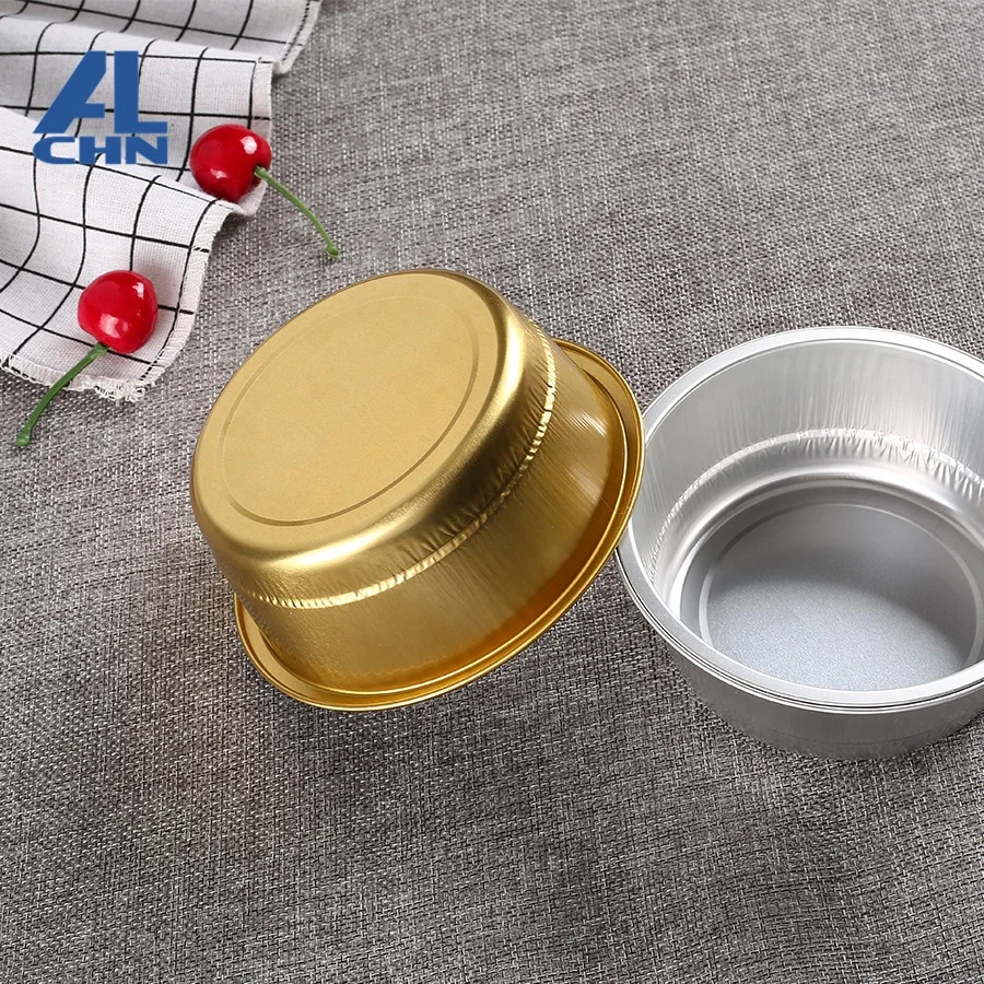 450ML/15OZ Round  eco friendly cups oven used aluminum bread trays