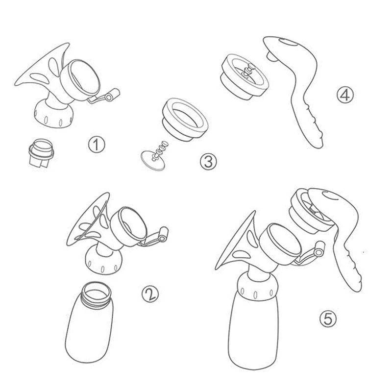 Hot Sale Manual Breast Pump Double Single Breast Pump Hospital Grade Breast Pump