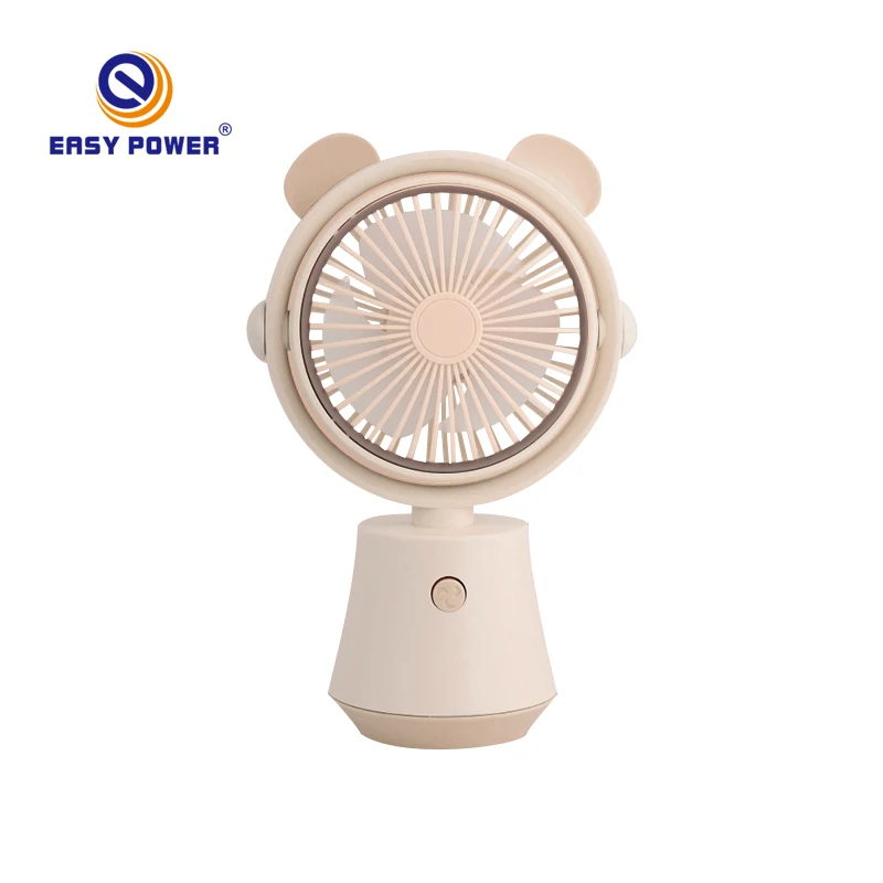 China Factory Best Price Handheld Rechargeable Fan with Mix Colors Led Light for Living Room