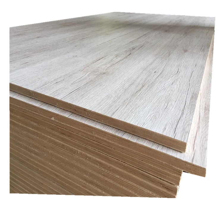 Eucalyptus Core Melamine Paper Laminated Plywood Sheet ,Wood Grain melamine plywood