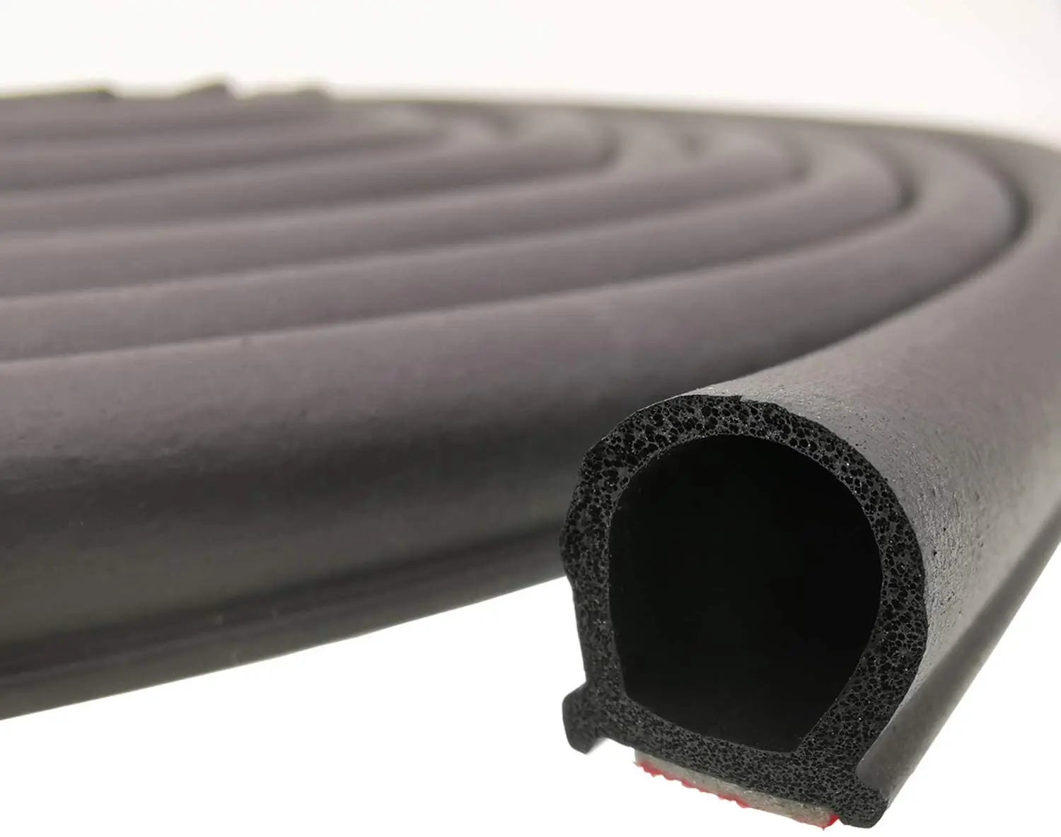 Door and window sealing strip dust and sound insulation rubber foam sealing strip