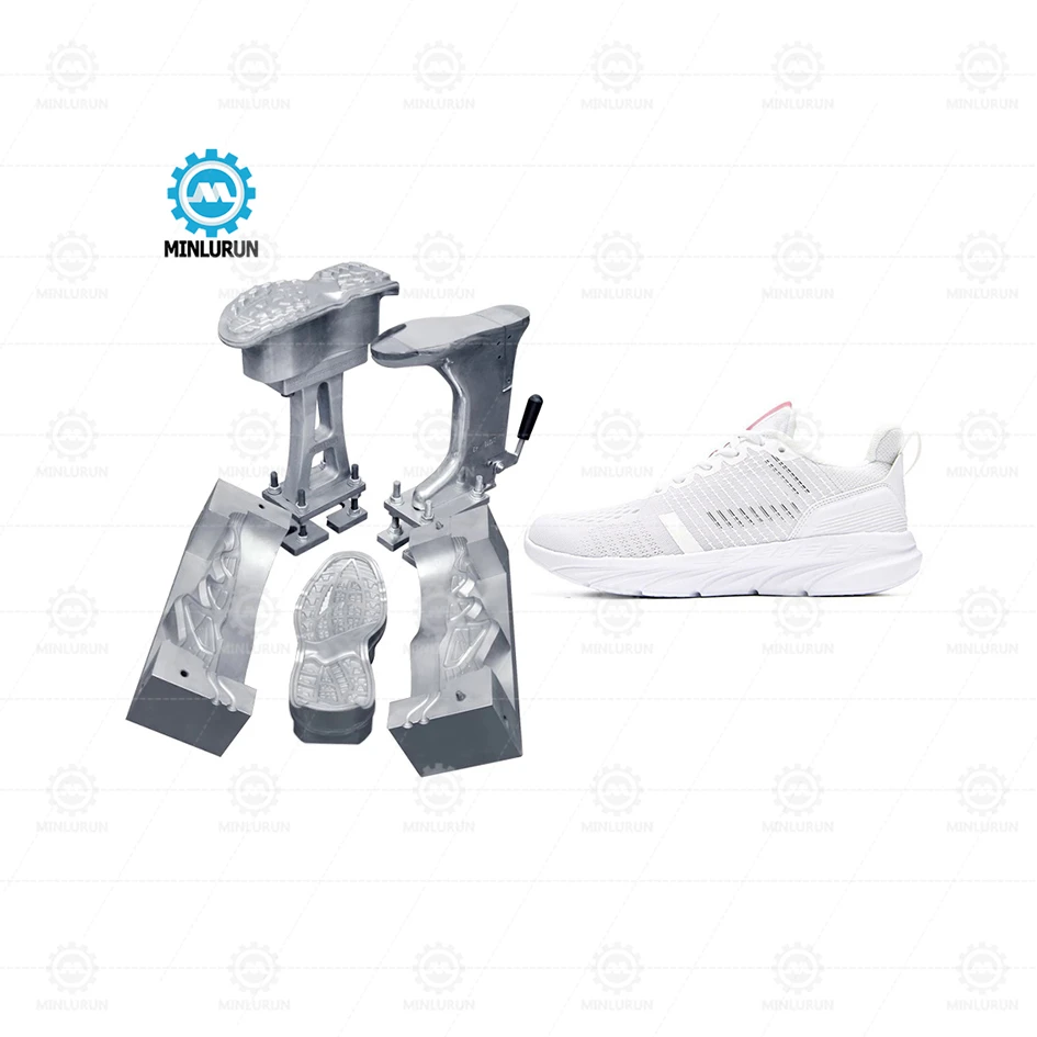 New Design Pu Dip Footwear Mold Plastic Sole Mould for Desma Automatic Machine Full Injection Molding Shoe